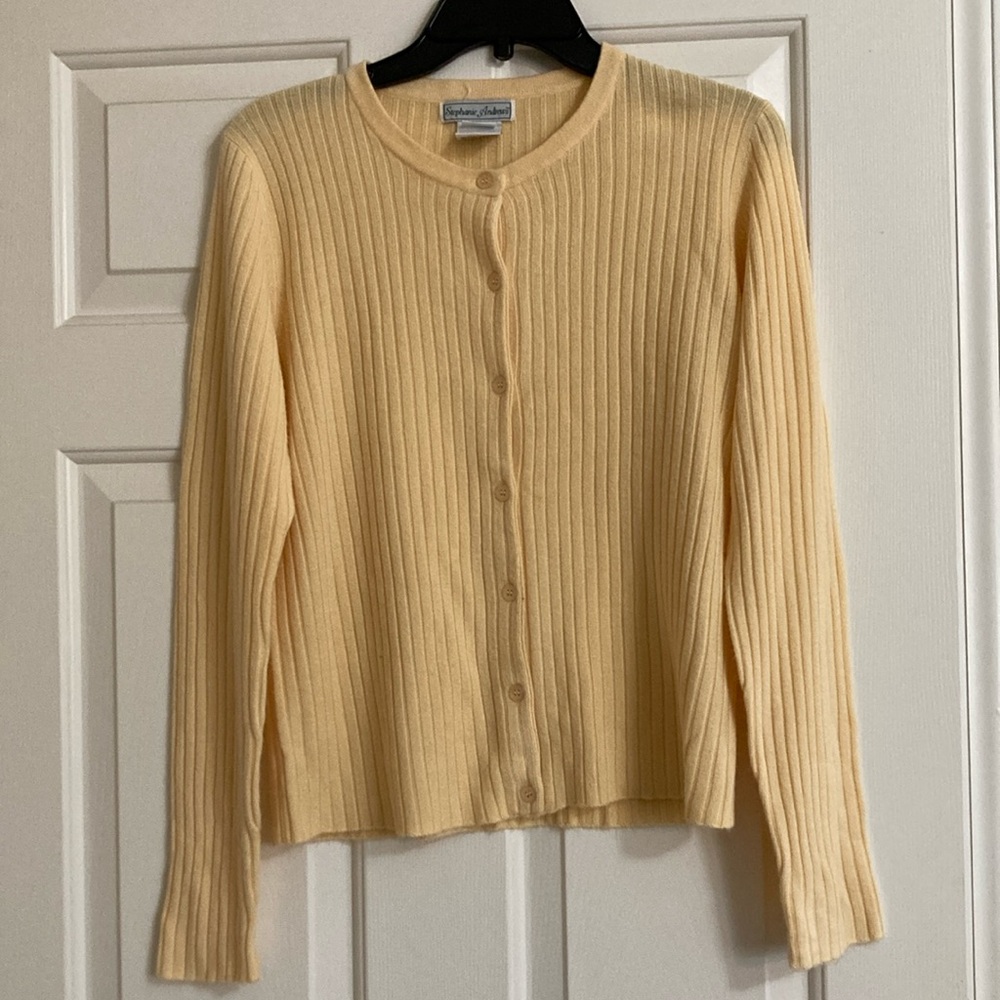 Button down sweater